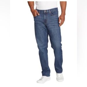Eddie Bauer Men's Dark Blue Relaxed Jeans